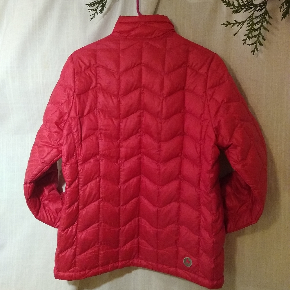 Large Marmot red puffer jacket ❤️🦦 - Picture 9 of 13